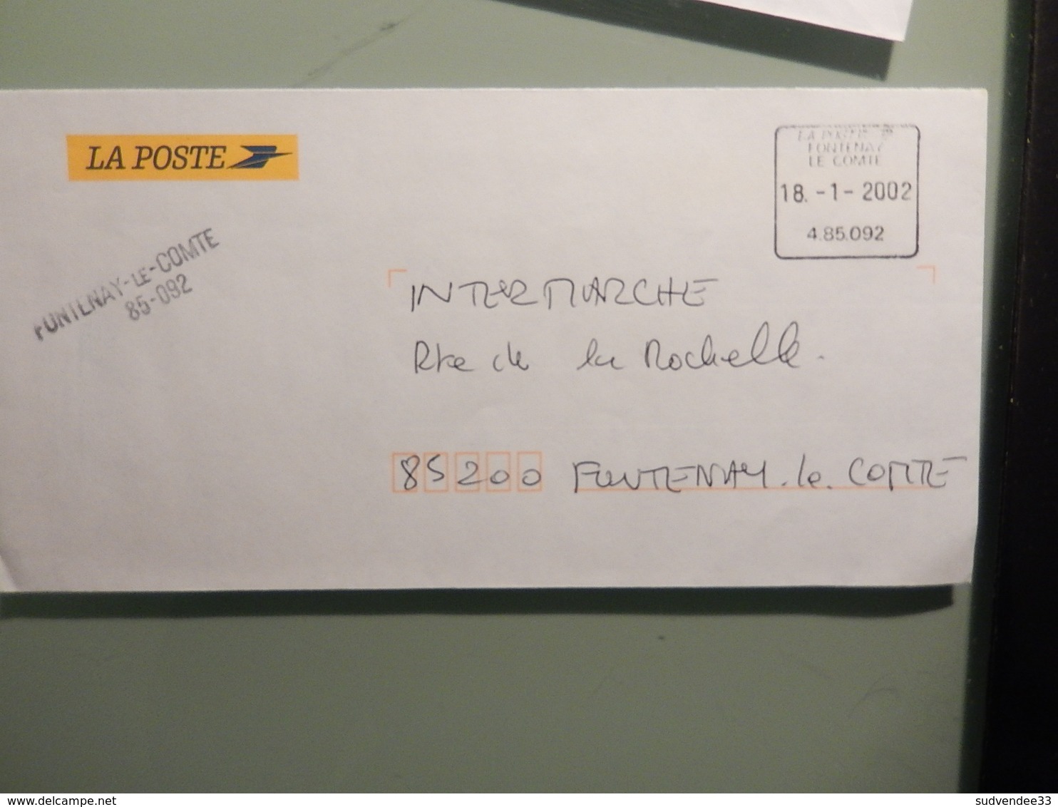 Lot d'enveloppes avec oblitération "cachet unique"