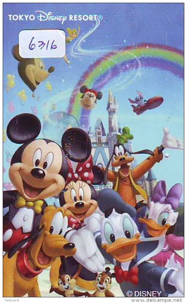 Télécarte DISNEY JAPON * TOKYO DISNEY RESORT * JAPAN (6316) MICKEY MINNIE PLUTO DONALD GOOFY Phonecard Japan  TK - Disney
