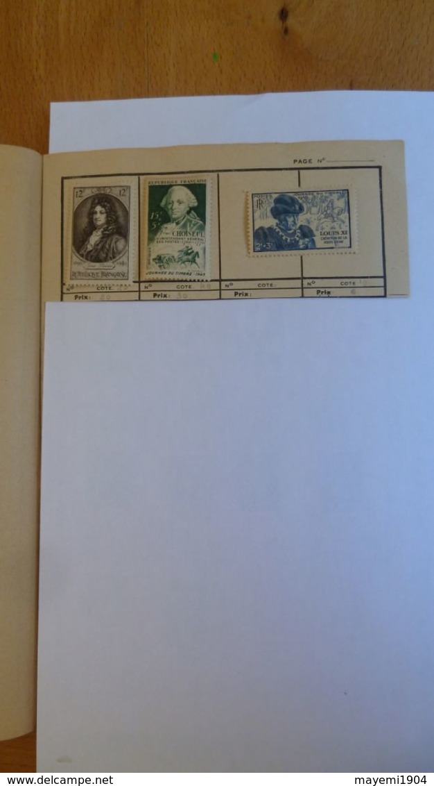 Petit Album Contenant 71 Timbres FRANCE Neufs * Sous Charnières - Other & Unclassified