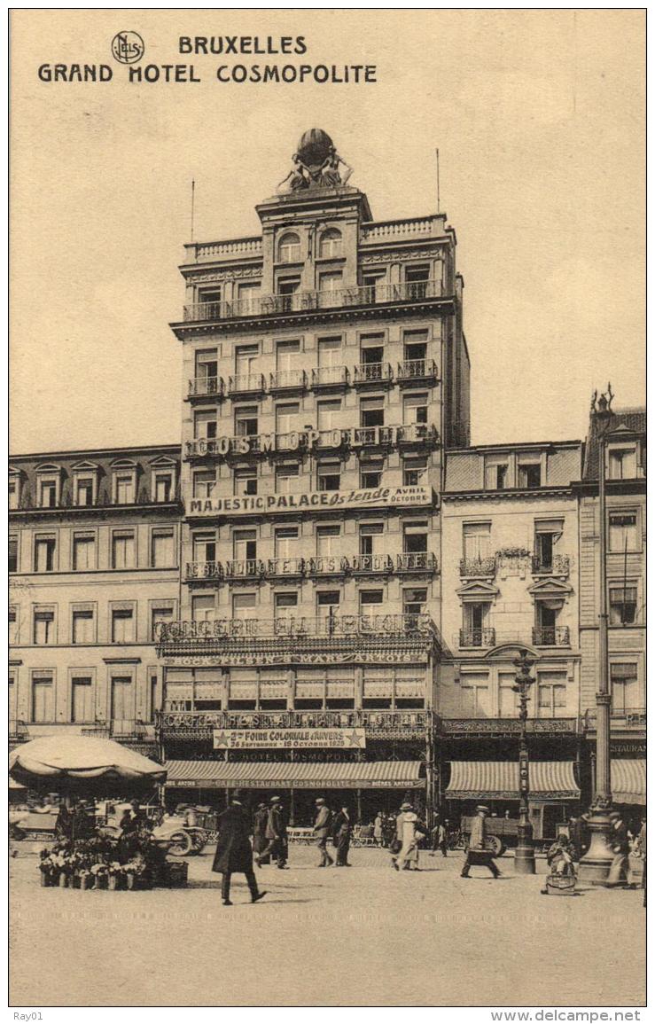 BELGIQUE - BRUXELLES - Grand Hôtel Cosmopolite - Bruxelles-Nord. - Cafés, Hotels, Restaurants