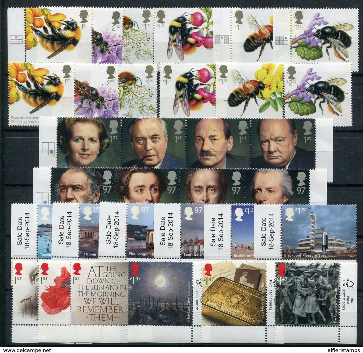 2014-GREAT BRITAIN- LOT UNDER FACE VALUE ON CPL.SET-  M.N.H. LUXE ! - Nuovi