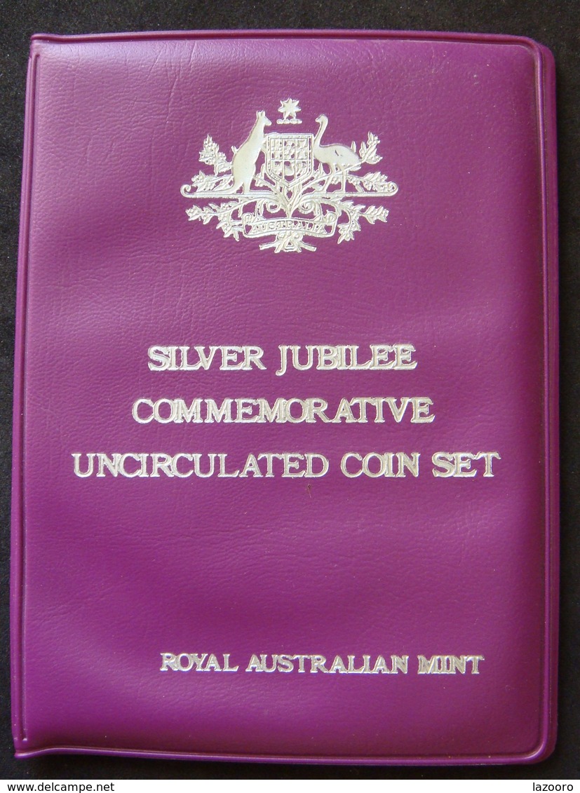 LaZooRo: Australia 1 - 50 Cent 1977 Set UNC - Mint Sets & Proof Sets