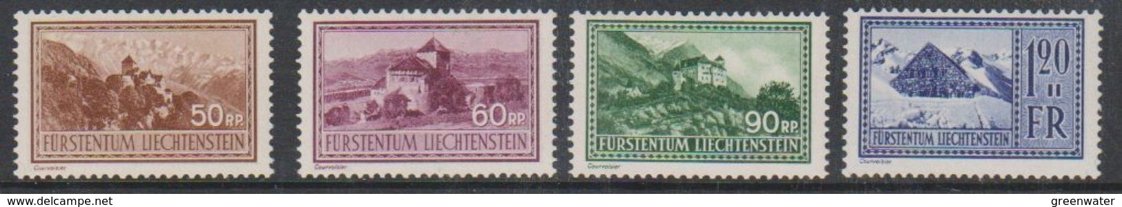 Liechtenstein 1934 Definitives 4v ** Mnh (38184A) - Ongebruikt