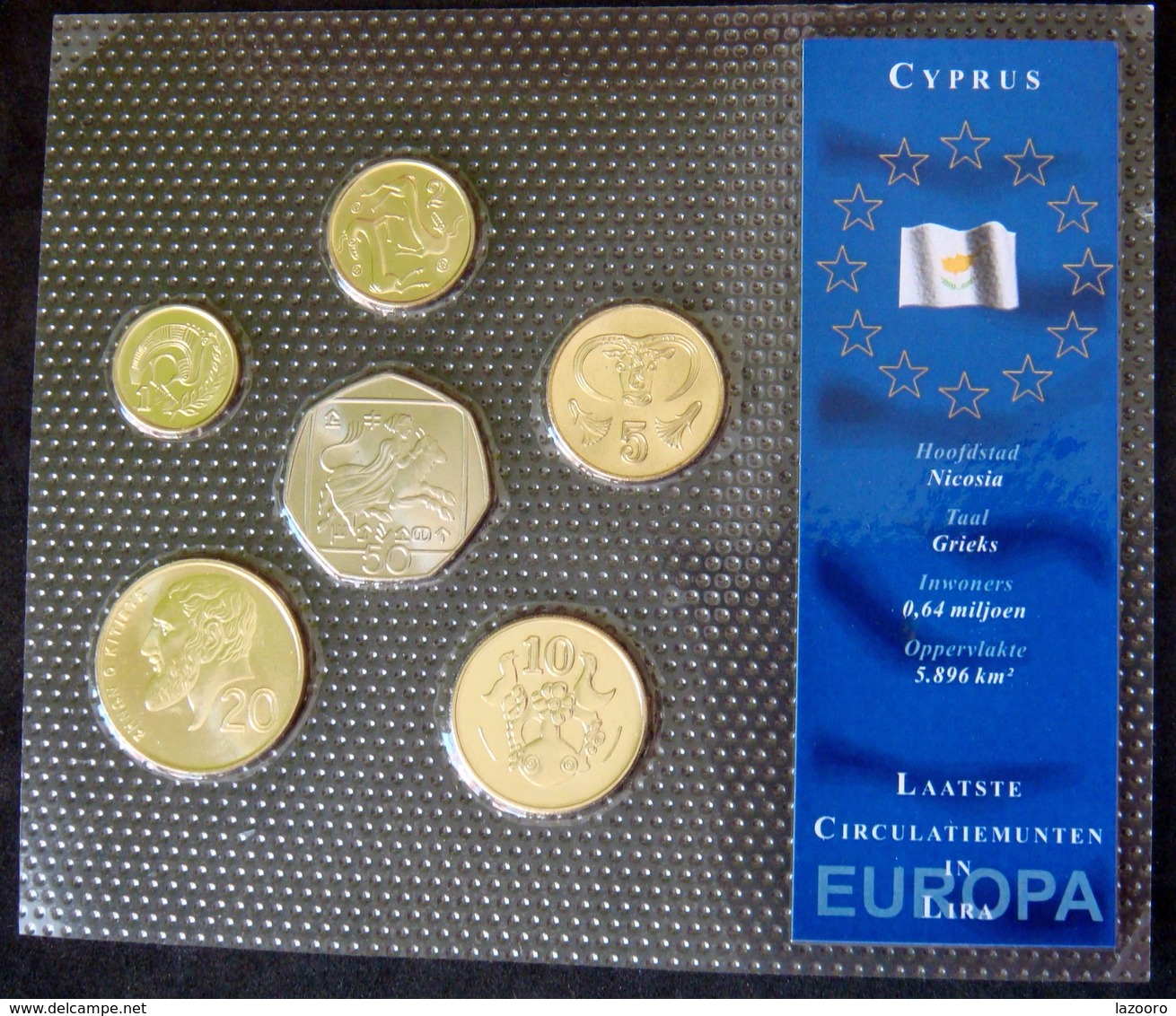 Cyprus 1 - 50 Cent 2001/2003 Set - Chypre