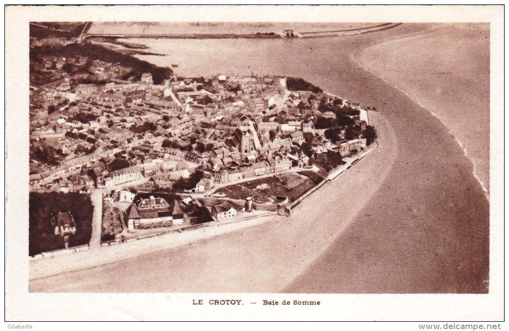 80  -  Somme -  LE CROTOY - Baie De Somme - Vue Aerienne - Le Crotoy