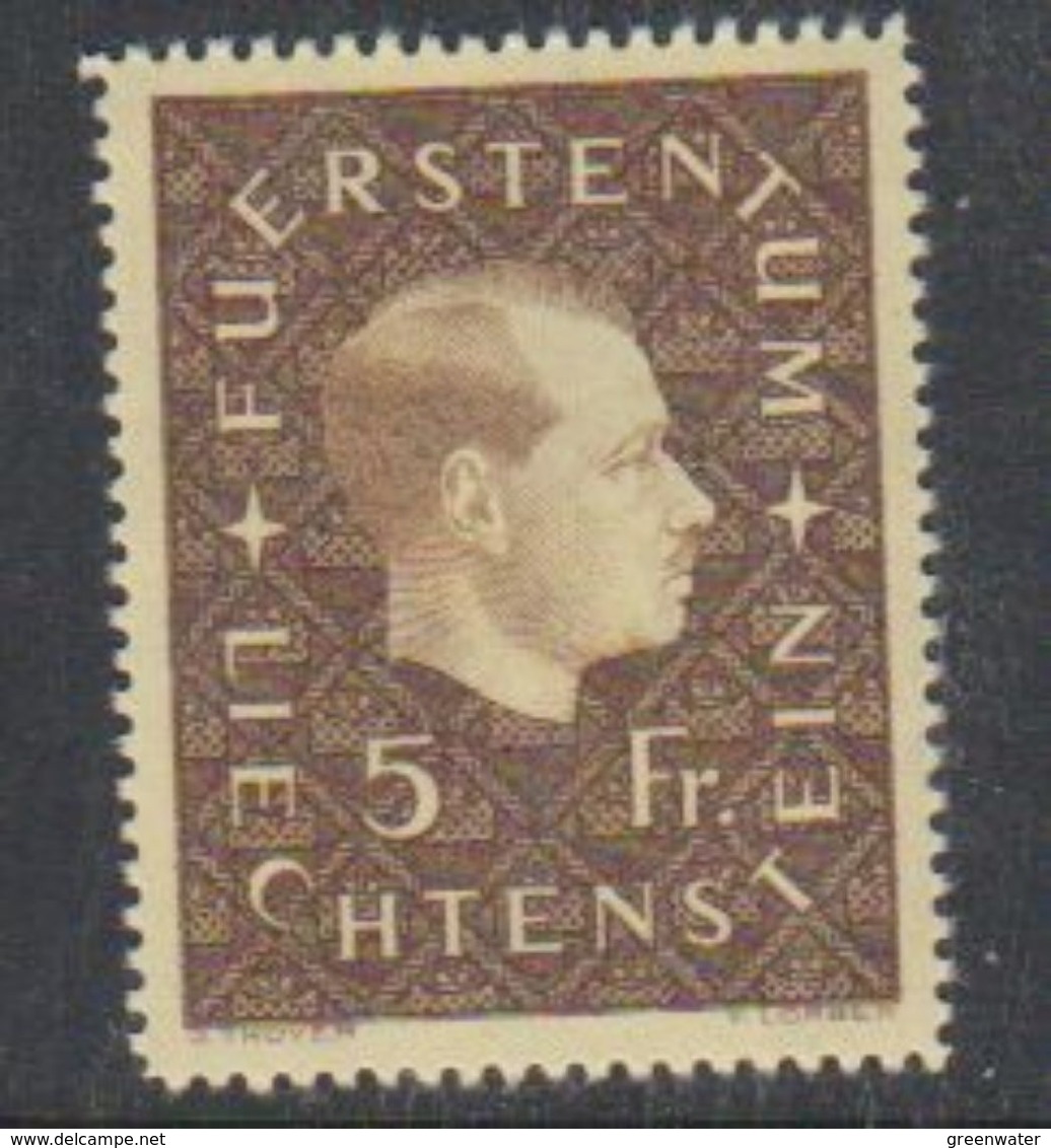 Liechtenstein 1939 Definitive / Fürst Franz Josef II  1v ** Mnh (38184C) - Ongebruikt