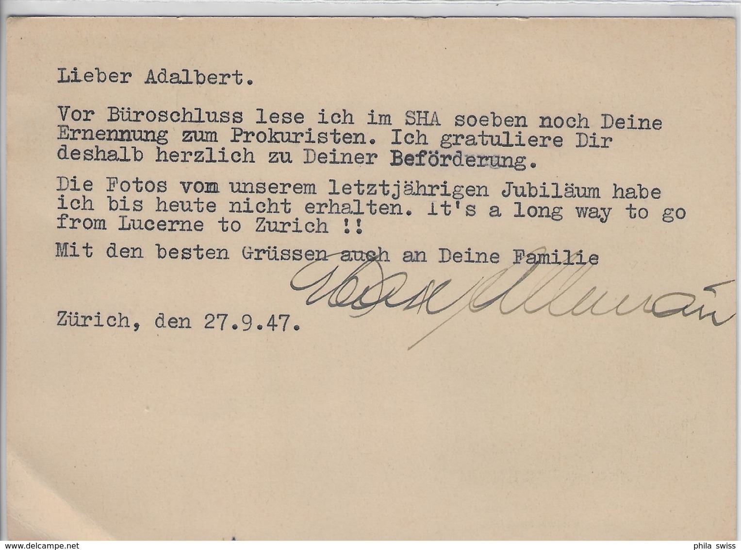 1947 100 Jahre Eisenbahn Chemin De Fer 171a-005 - Stempel: Schweizerische Tier-Austellungen Zürich - Entiers Postaux