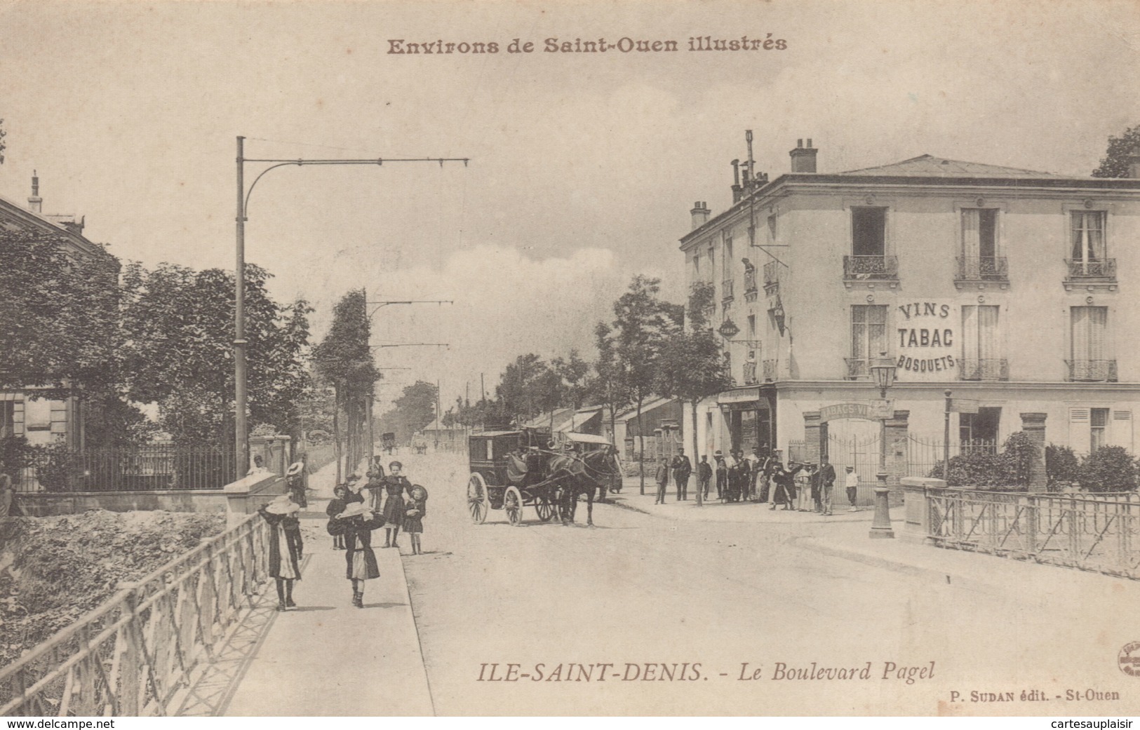 L'Ile Saint Denis : Le Boulevard Pagel - L'Ile Saint Denis