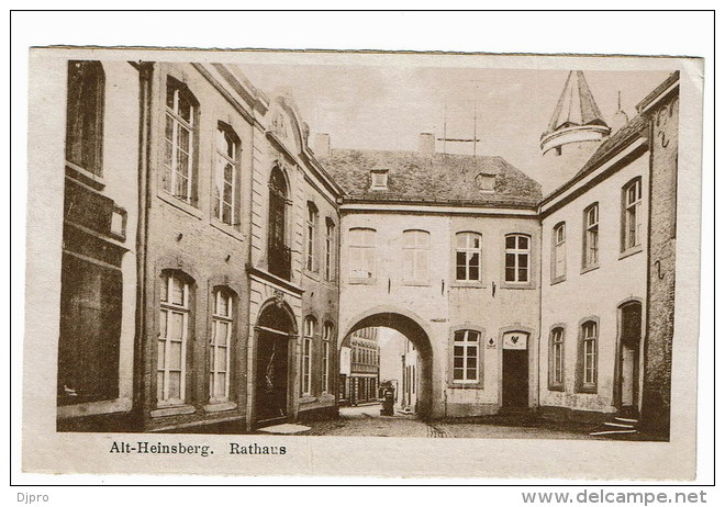 Alt Heinsberg   Rathaus  Militaires Belgique - Heinsberg