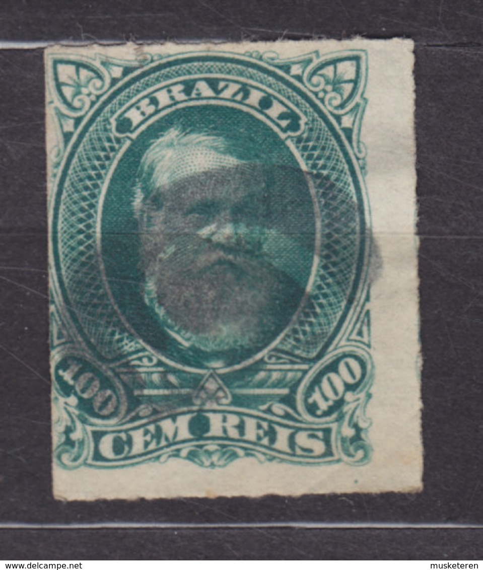 Brazil 1877 Mi. 42      100 R Kaiser Pedro II. - Usados