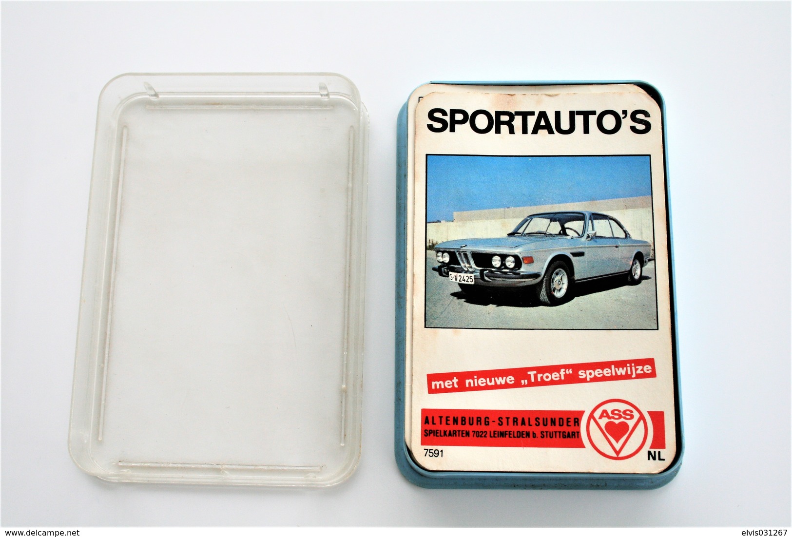 Speelkaarten - Kwartet, Sportauto's, ASS Nr 7591, Vintage, *** - - Cartes à Jouer Classiques