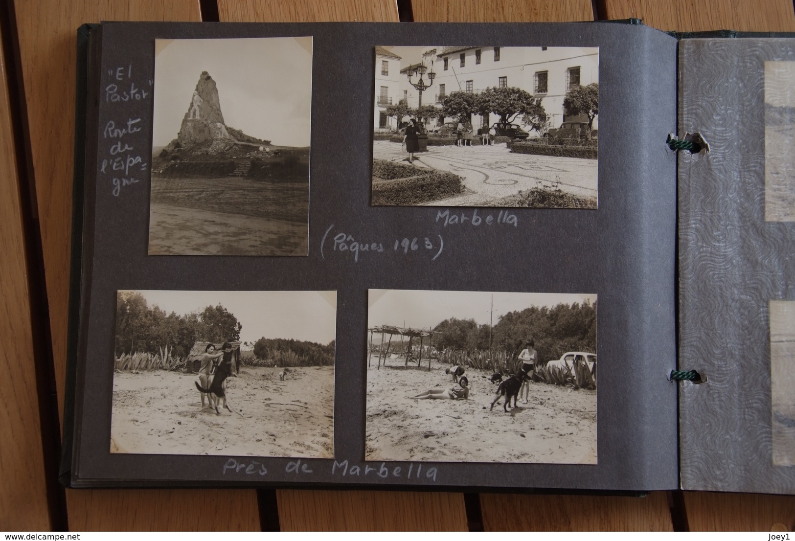 Album photos de famille année 50 et 60 noir et blanc et début couleur 120 photos