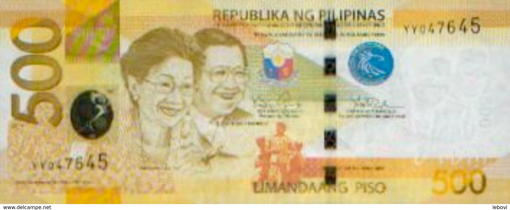 PHILIPPINES – 500 Pesos 2014 - Filipinas