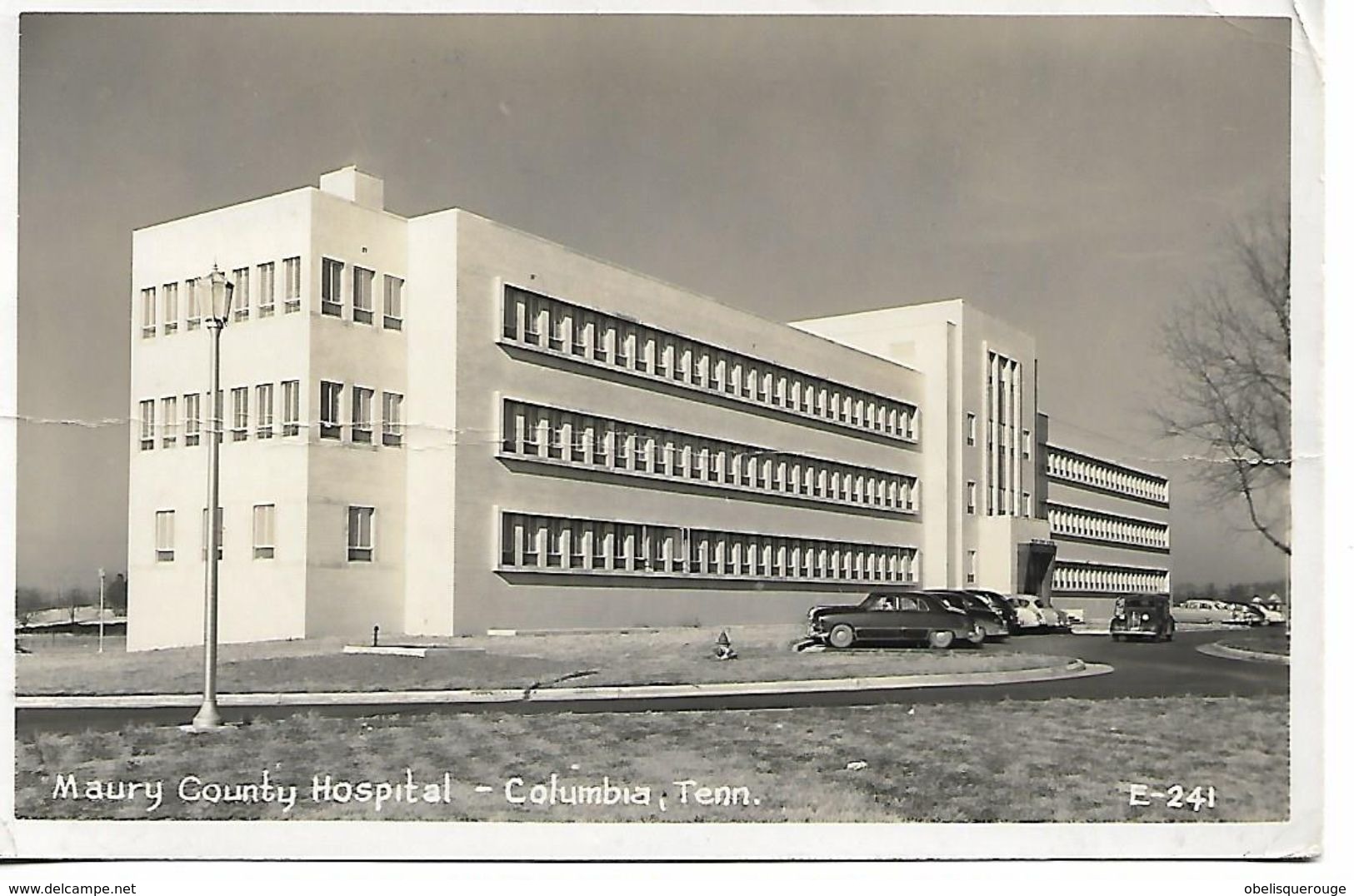 MAURY COUNTY HOSPITAL COLUMBIA TENN N° E241 VERS 1960 - Autres & Non Classés