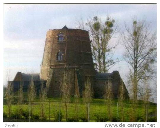 VLIERMAAL Bij Kortessem (Limburg) - Molen/moulin - Prentkaart Van De Molen Van Vliermaal In 2005 Tijdens Verbouwing - Kortessem