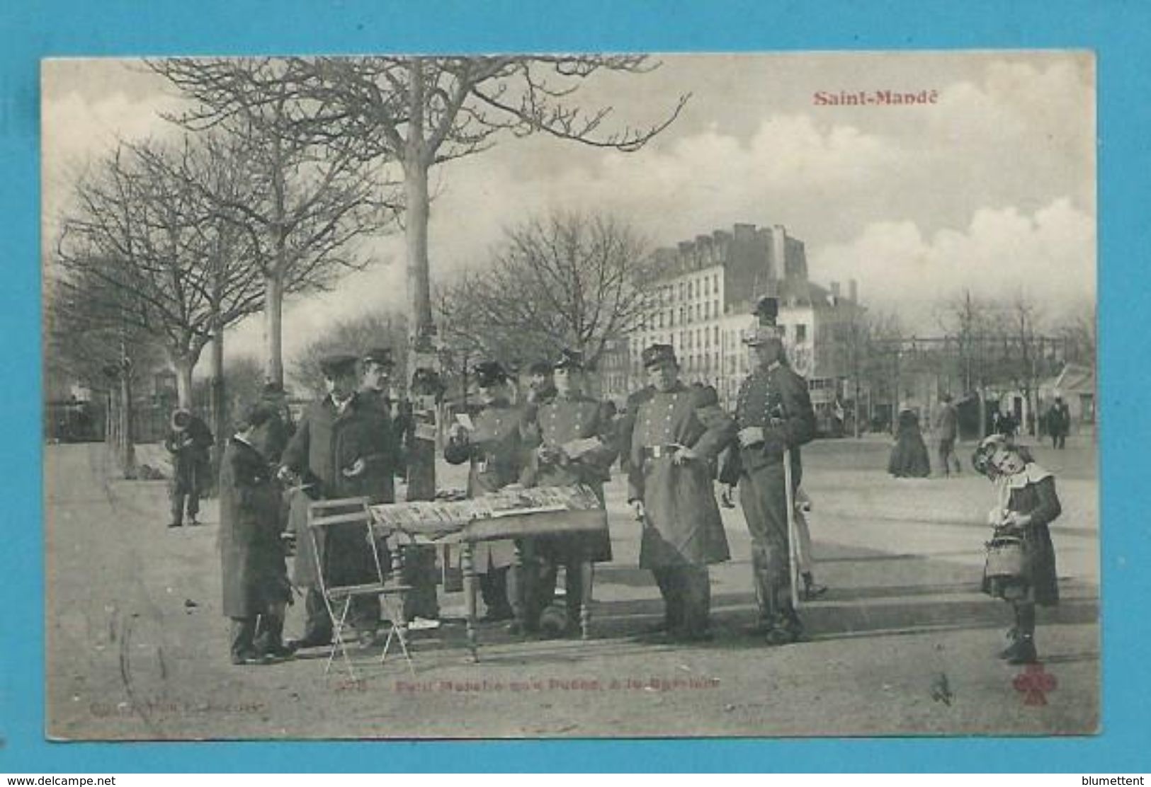 CPA 378 - Petit Marché Aux Puces à La Barrière Marchand Cartes Postales SAINT-MANDE 94 - Saint Mande