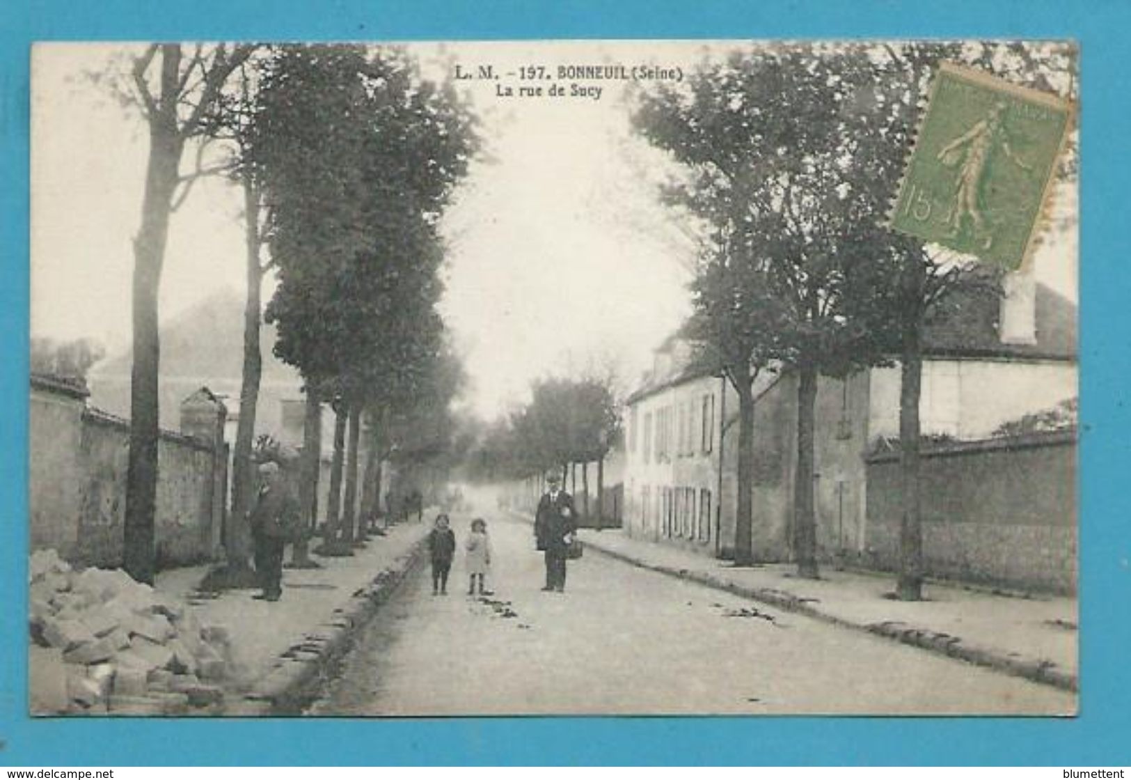 CPA 197 - La Rue De Sucy BONNEUIL 94 - Bonneuil Sur Marne