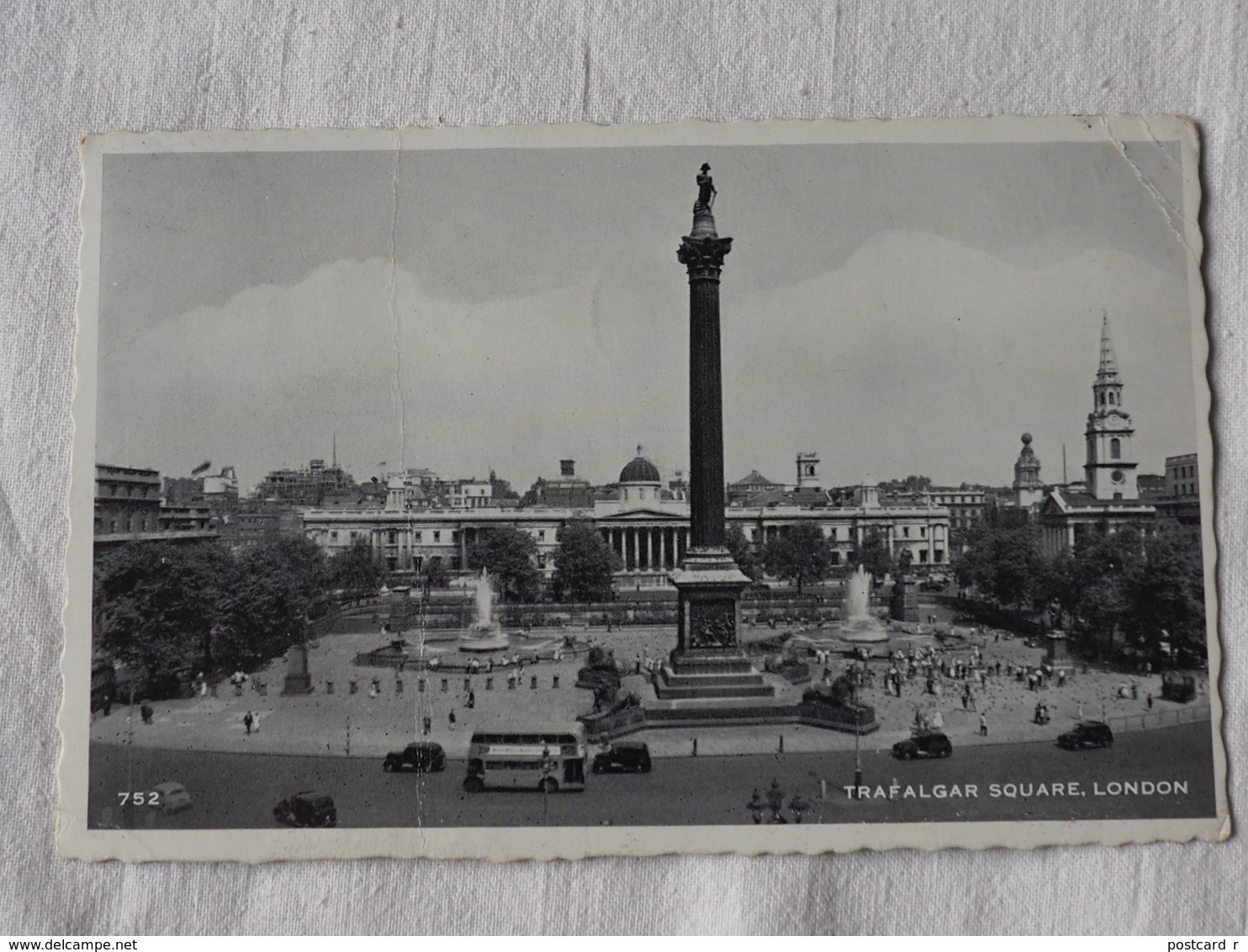 United Kingdom London Trafalgar Square Stamp 1961  A 173 - Trafalgar Square