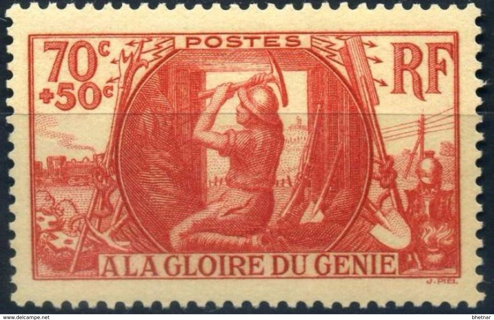 FR YT 423 " Le Génie Militaire " 1939 Neuf** - Unused Stamps