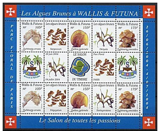 Wallis, BF N° 17** Y Et T, Bloc Feuillet, Salon Du Timbre 2004 - Blocs-feuillets