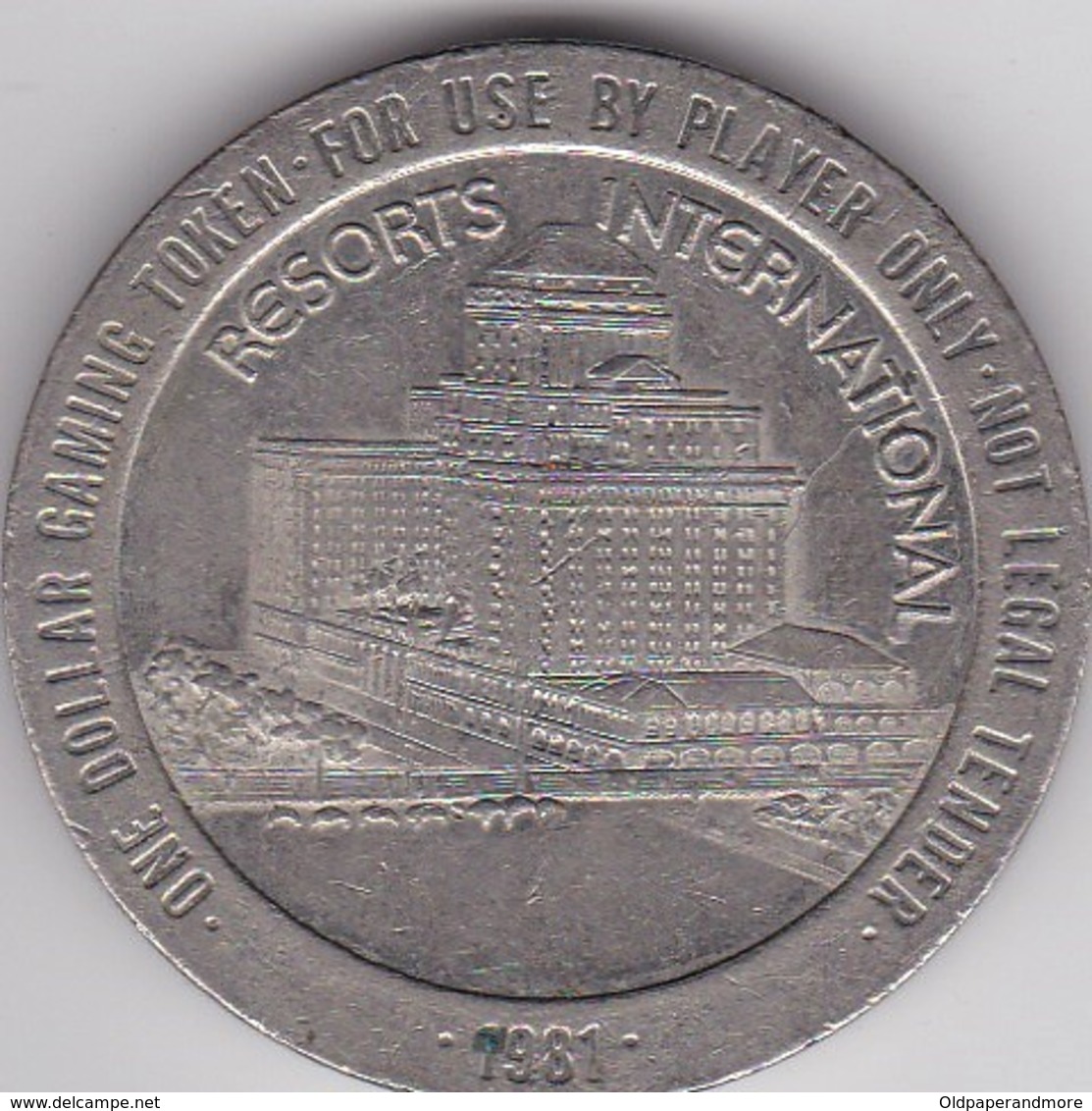 CASINO TOKEN JETON - USA - ATLANTIC CITY - GAMBLE 1981 - Casino