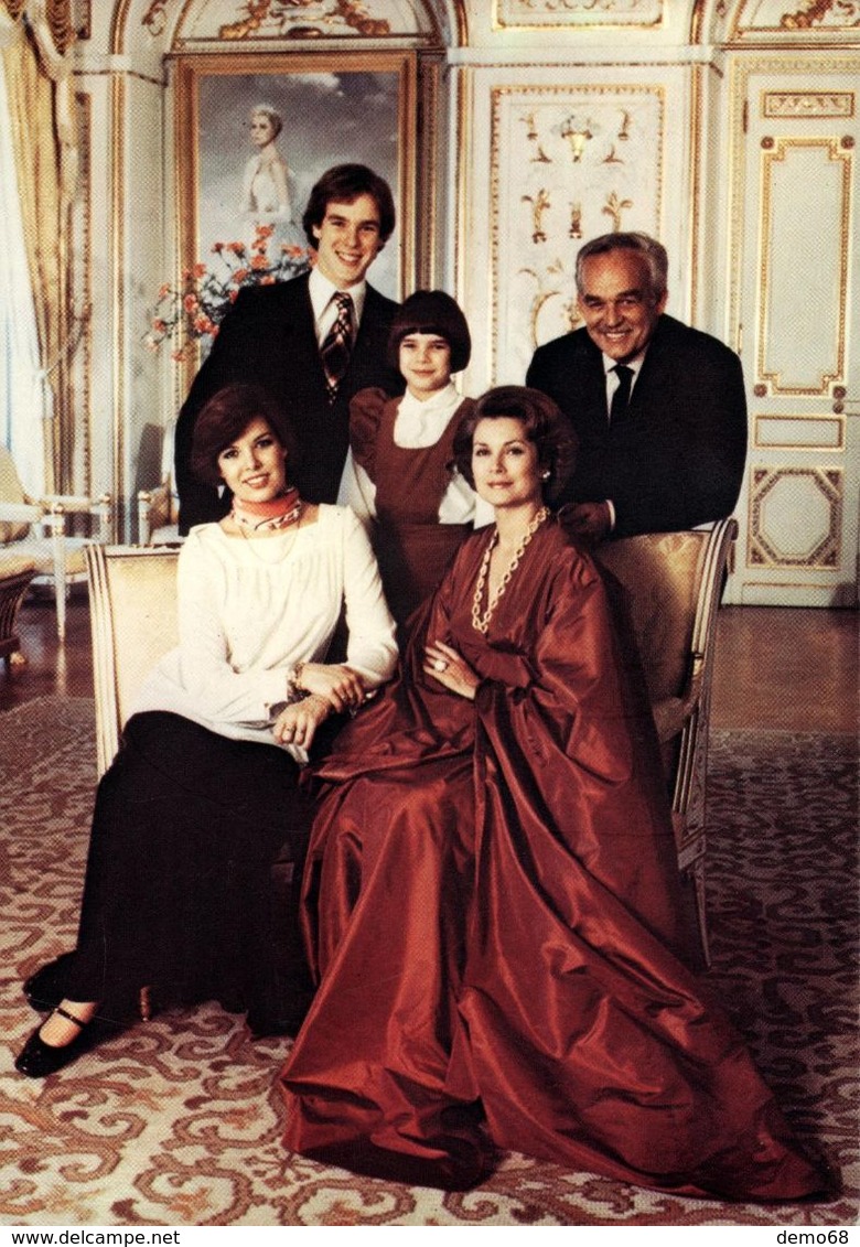 Monaco CPA CPSM Principauté Famille Royale De Monaco - Königshäuser