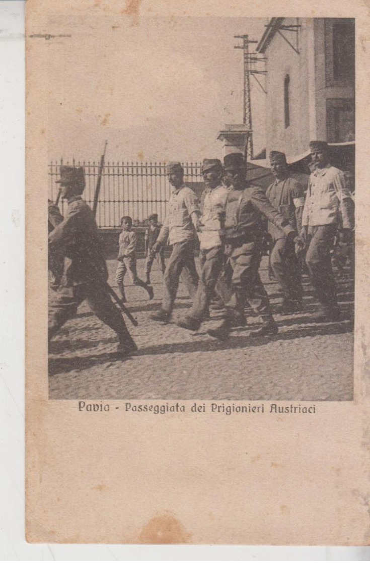 Pavia Passeggiata  Dei Prigionieri Austriaci 1917 G/L - Pavia