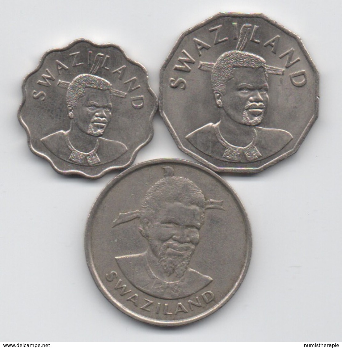 Swaziland : Lot De 3 Pièces 1981-2002 (2 Pièces En Bon état + 1 Pièce FAO Très Rare) - Swazilandia