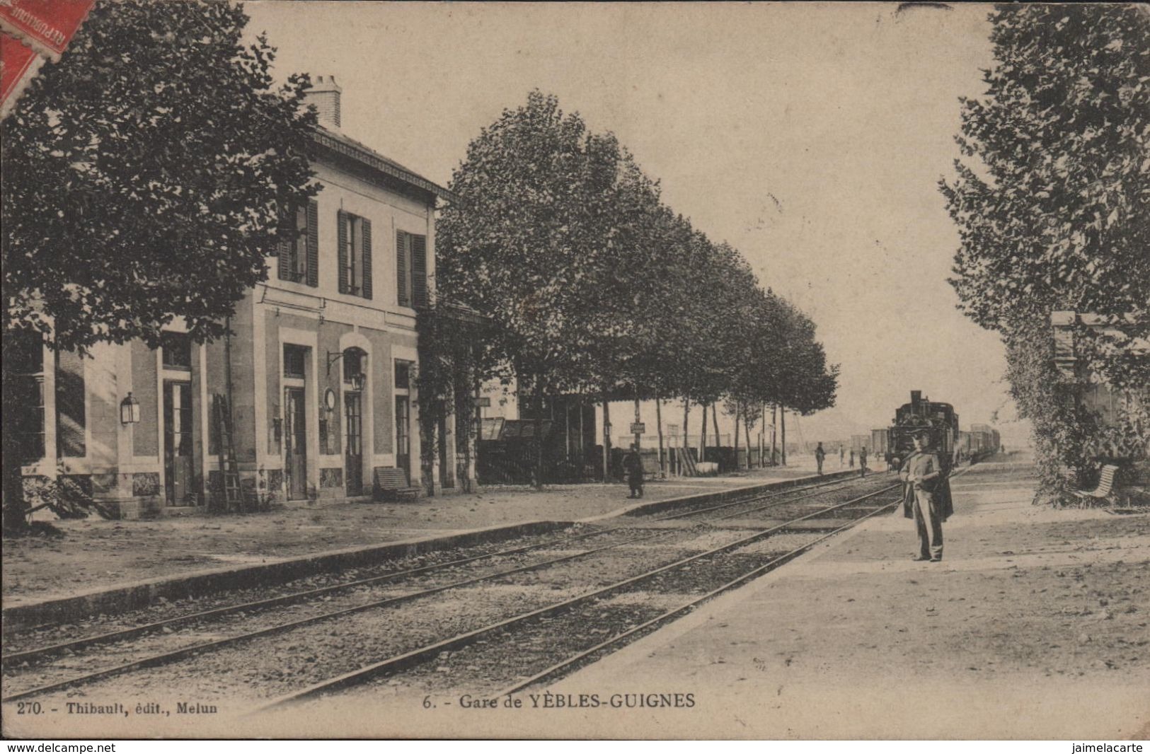 77 SEINE ET MARNE ENVIRONS DE MORMANT YEBLES GUIGNES GARE TRAIN - Autres & Non Classés