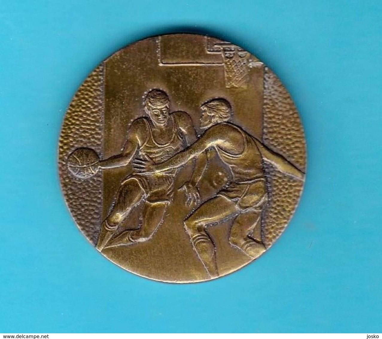 FIBA EuroBasket 1987. GREECE ( European Basketball Championship ) - Official Participant Medal Basket Ball Baloncesto - Bekleidung, Souvenirs Und Sonstige