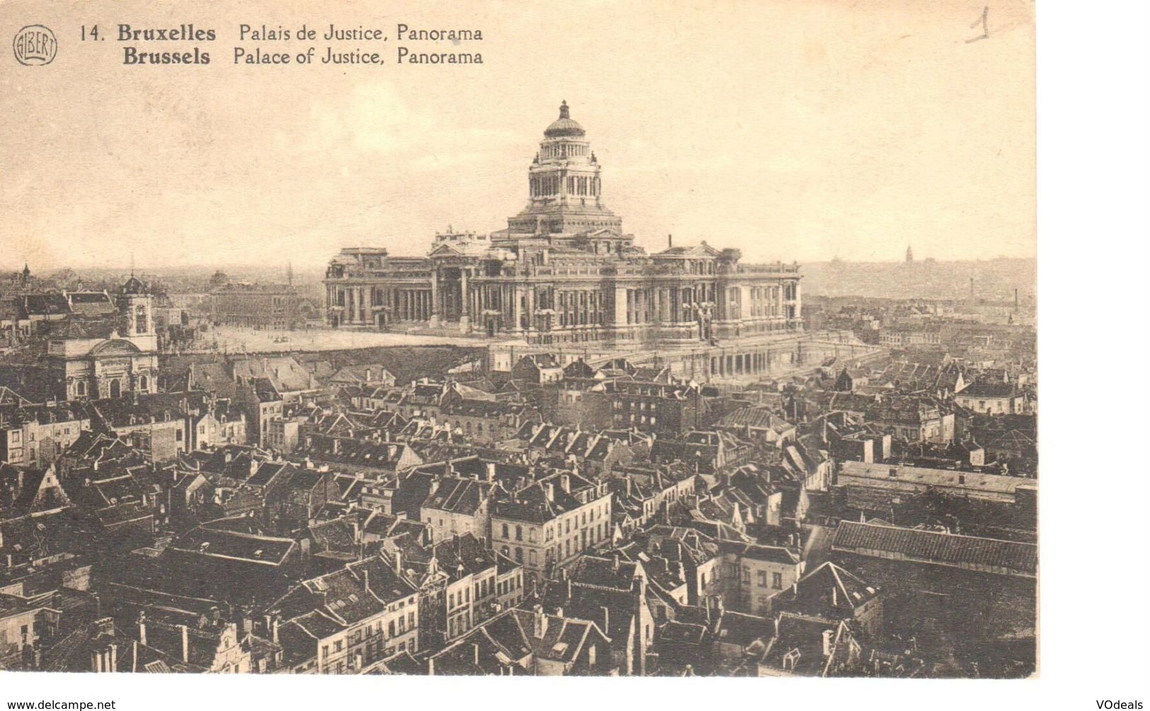 Bruxelles - CPA - Brussel - Le Palais De Justice - Panorama - Mehransichten, Panoramakarten