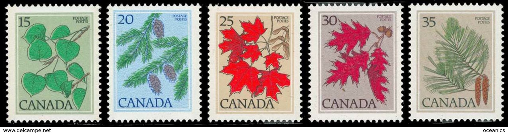 Canada (Scott No. 717-21 - Arbres / Trees) [**] - Neufs