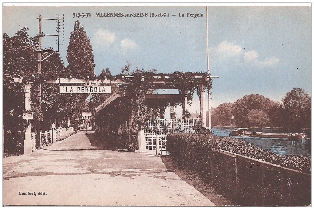 CPA -  Villennes-sur-seine - La Pergola - Villennes-sur-Seine