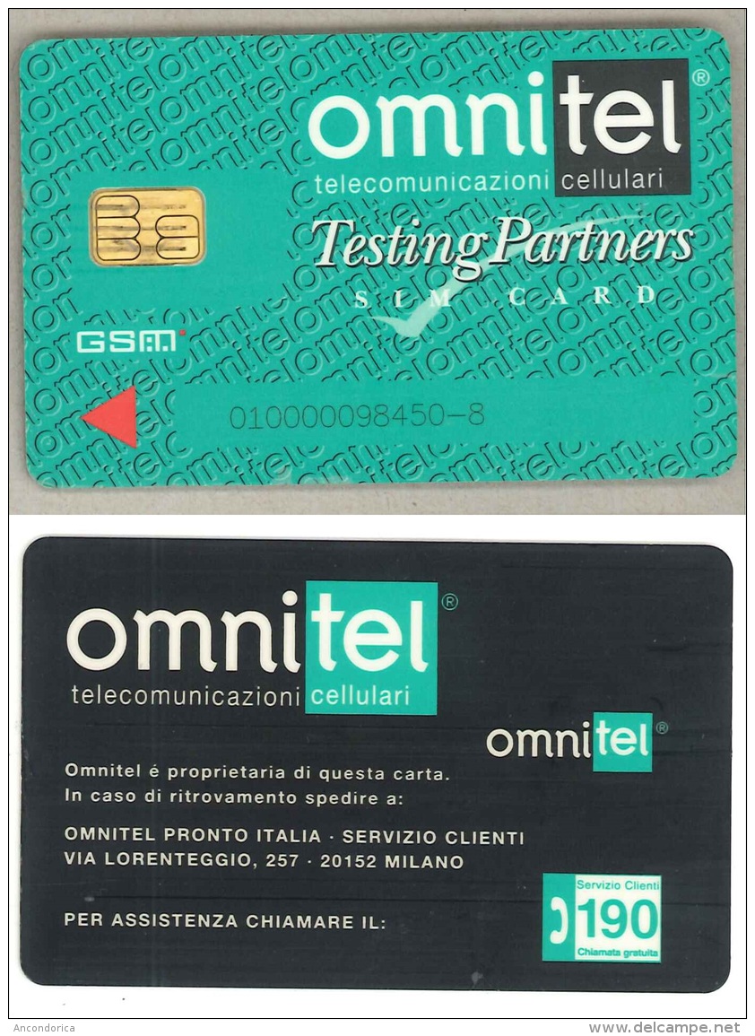 Ricaricat OMNITEL 3803 SIM ISOCARD CHIP - [2] Sim Cards, Prepaid & Refills