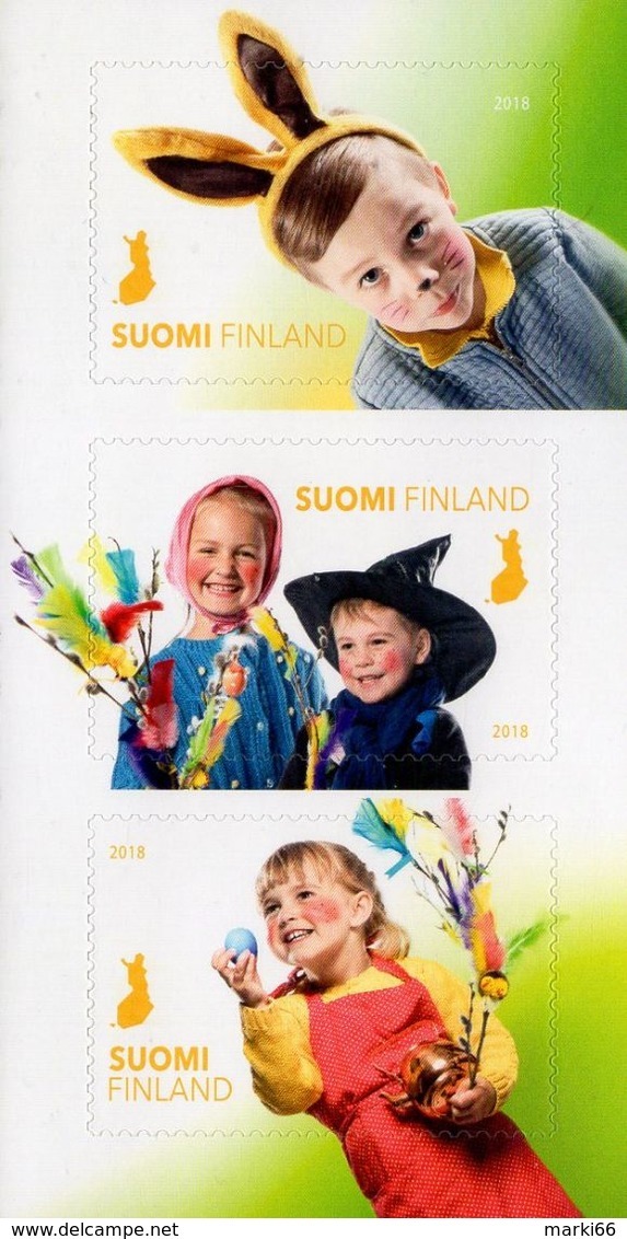 Finland - 2018 - Easter - The Fresh And Healthy - Mint Self-adhesive Stamp Set - Ongebruikt