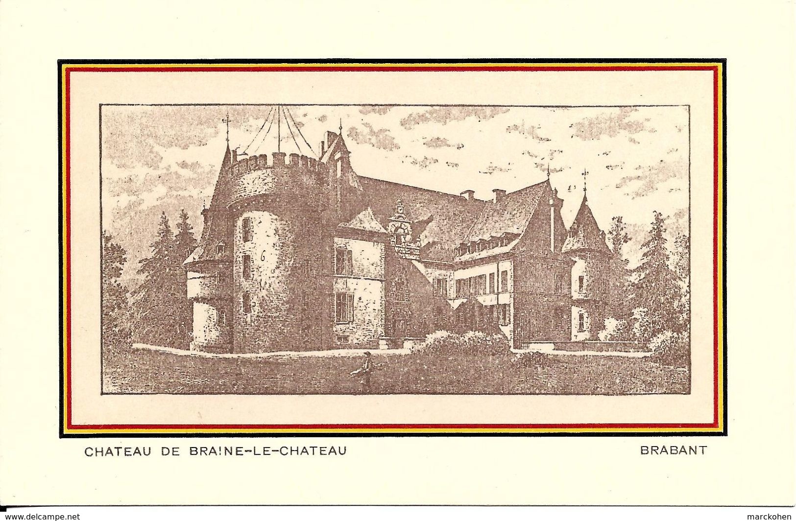 Braine-le-Château (1440) : Le Château De Braine-le-Château. CPA. - Kasteelbrakel