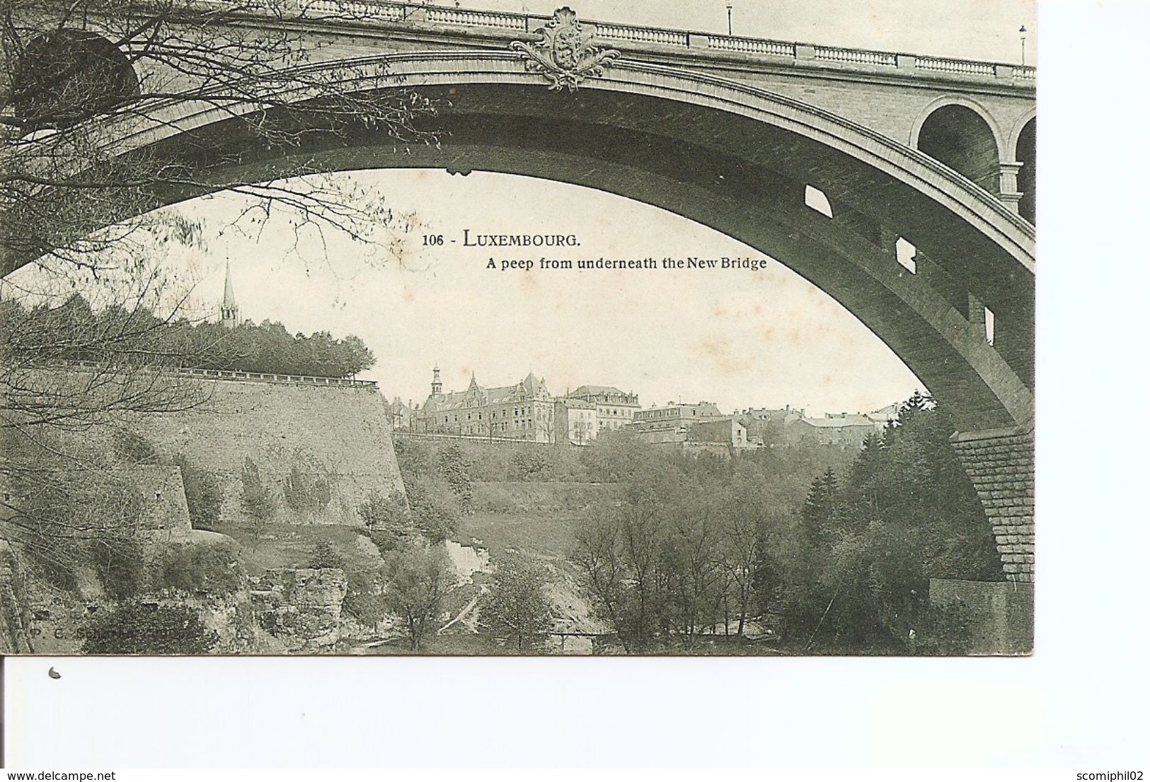 Luxembourg ( CP De 1901 De Luxembourg-ville Vers La Belgique à Voir) - 1906 William IV