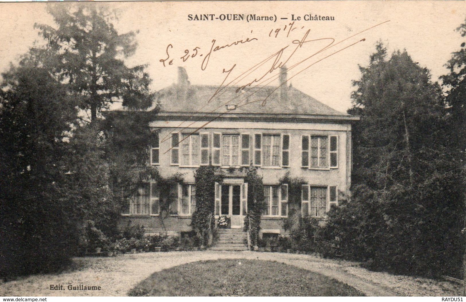 51 - SAINT OUEN    ( Marne )  Le Château - Other & Unclassified
