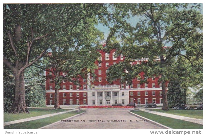 North Carolina Charlotte Presbyterian Hospital 1943 - Charlotte