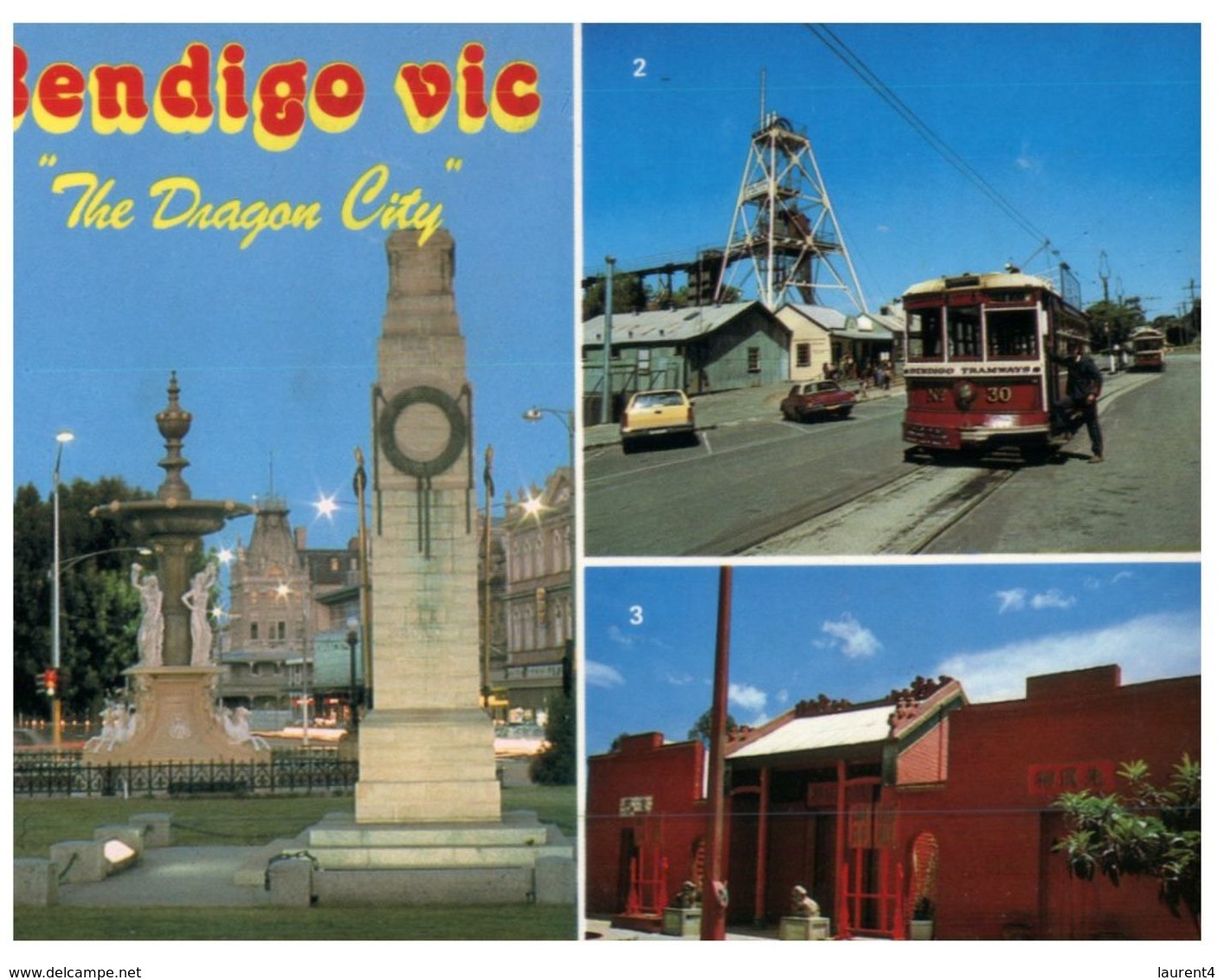 (888) Australia - VIC - Bendigo With Tramway - Bendigo