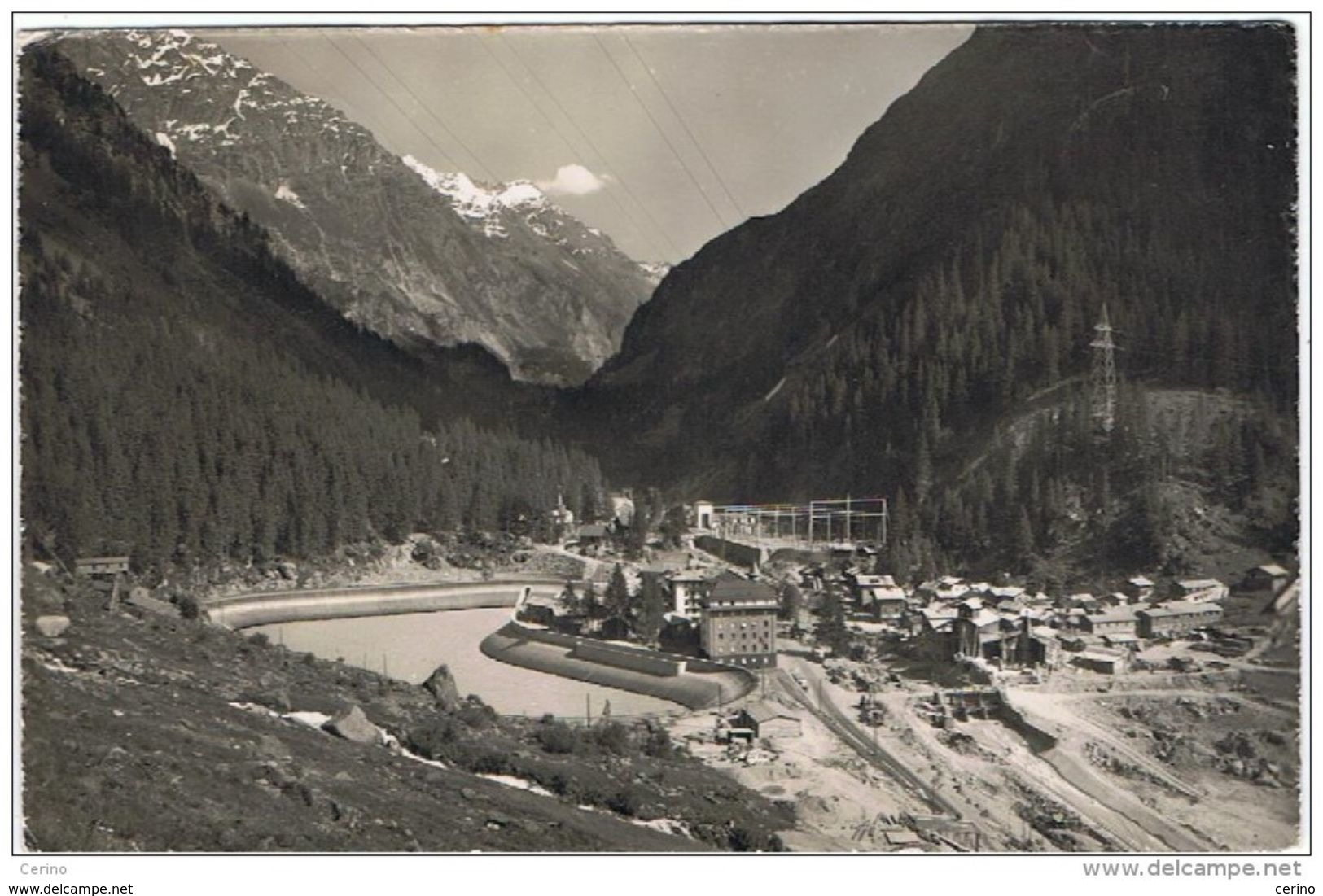 VALAIS:  LE  NOUVEAU  LAC  DE  FIONNAY  -  POUR  L' ITALIE  -  PHOTO  -  FP - Water Towers & Wind Turbines