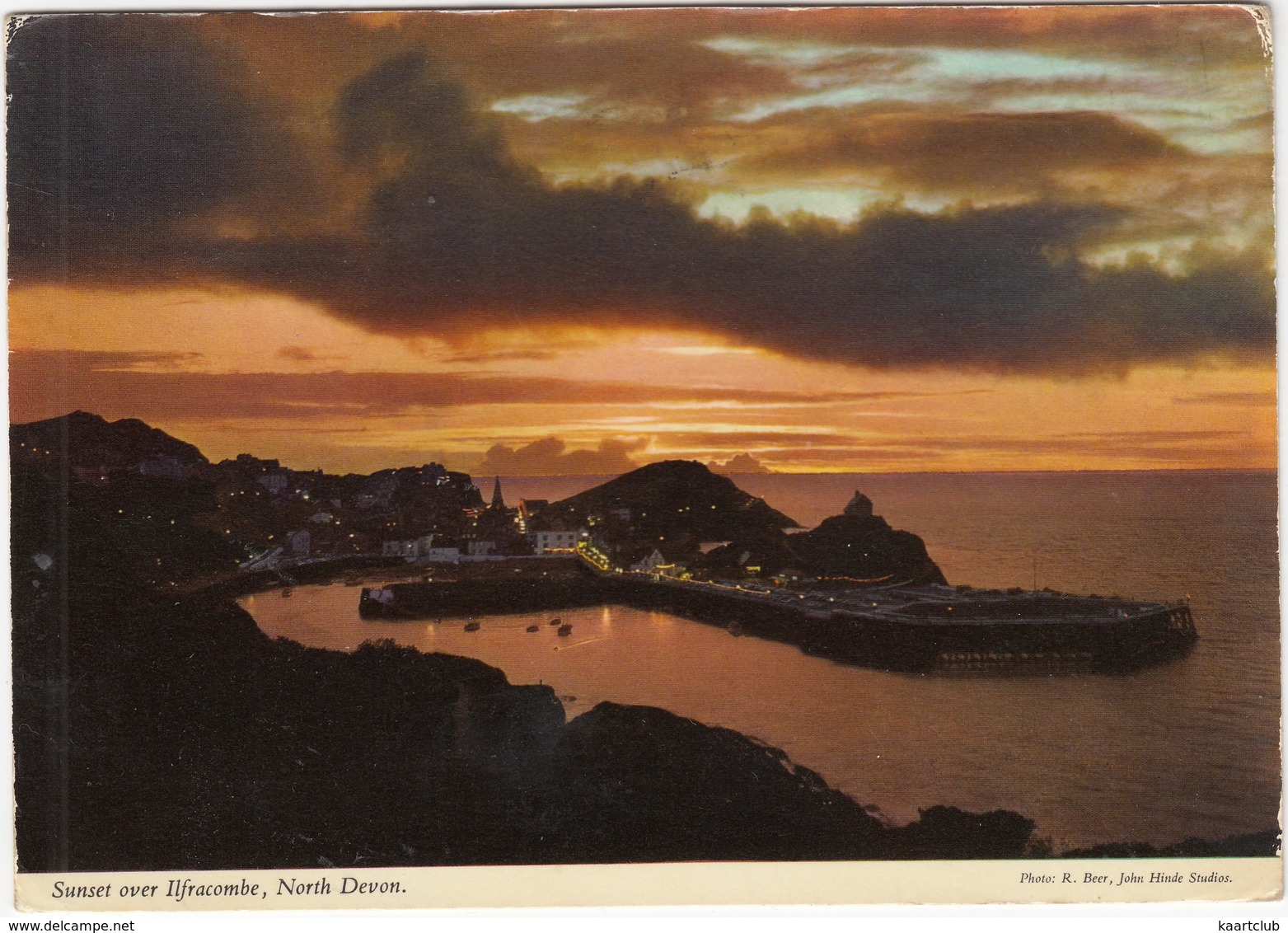 Sunset Over Ilfracombe, North Devon - (John Hinde Original)  - England - Ilfracombe