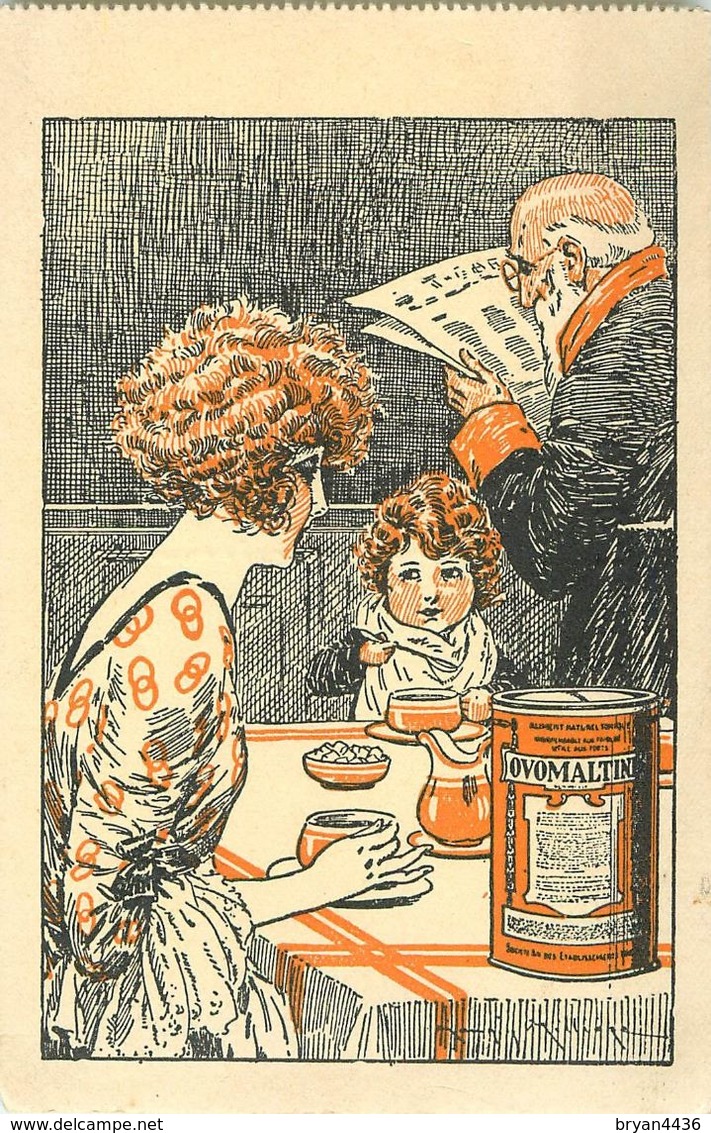 MILLIERE - ILLUSTRATEUR - CPA THEMME PUBLICITE SANTE - MEDICAMENT; "OVOMALTINE" Aliment Chocolaté Tonique - TB ***. - Milliere