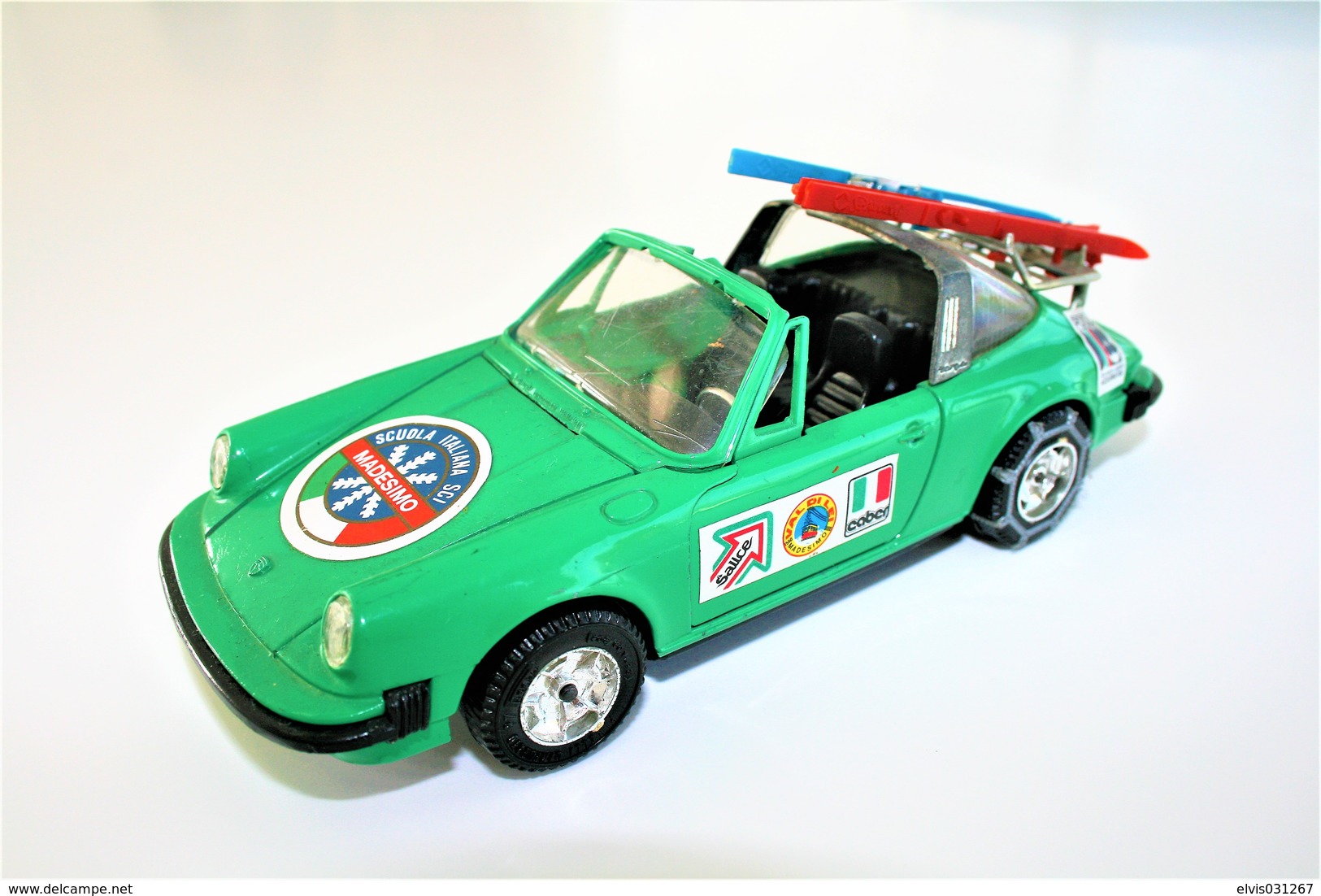 Mattel Mebetoys Porsche 911s Ski Scoula Italiana Sci Madesimo Vintage (1/25) - Altri & Non Classificati