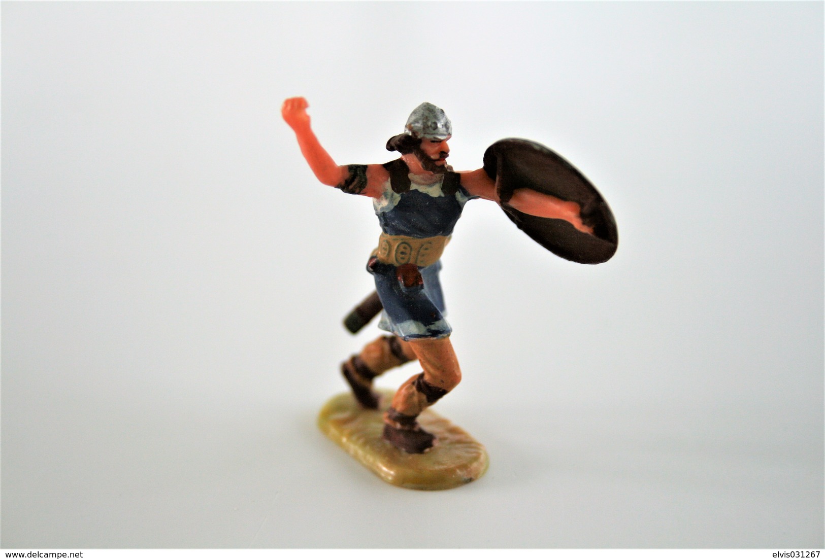 Elastolin, Lineol Hauser, H=40mm, Norman, Missing Sword - Plastic - Vintage Toy Soldier - Figurines