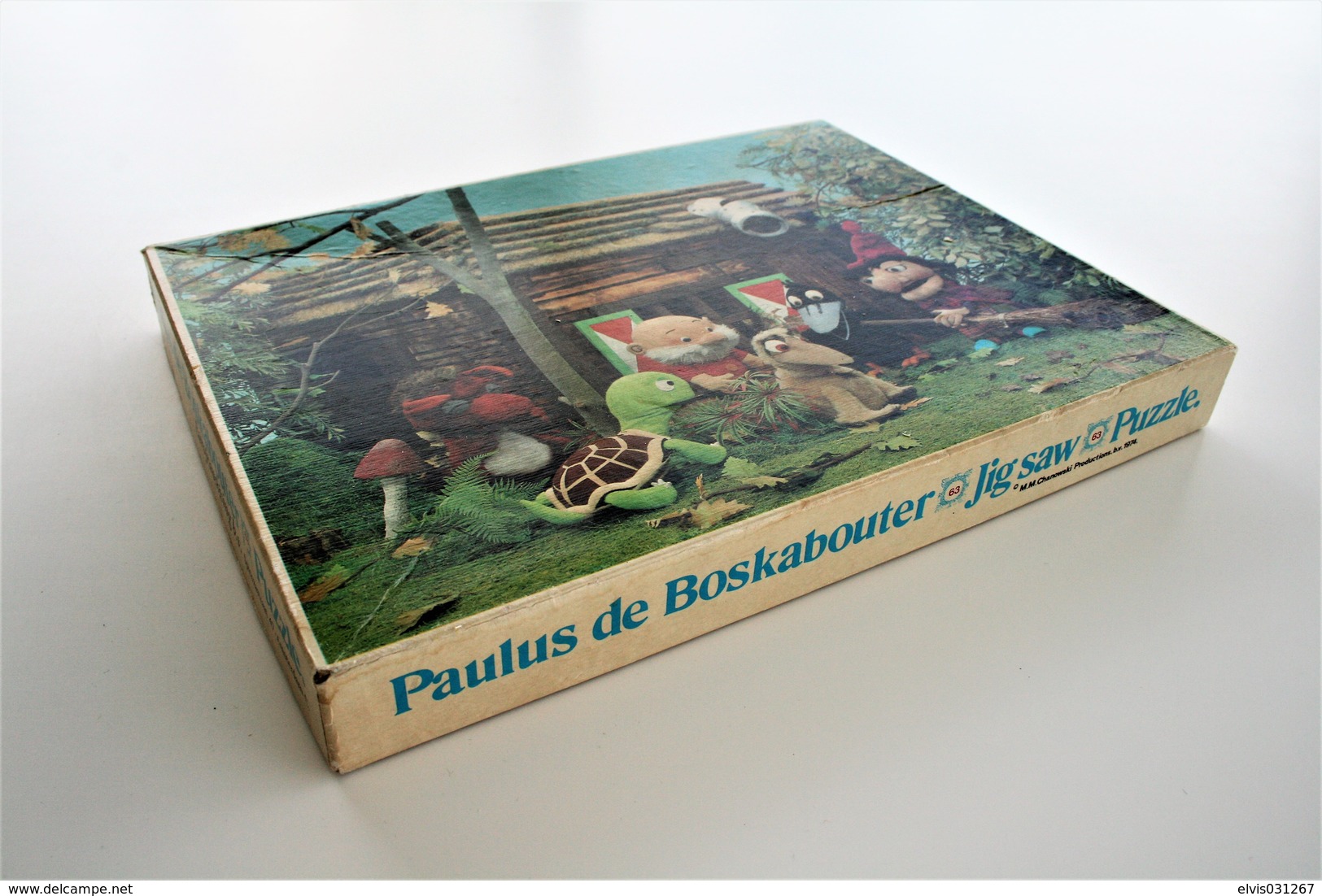 Vintage PAULUS DE BOSKABOUTER : Puzzel - 1974 - - Figuren