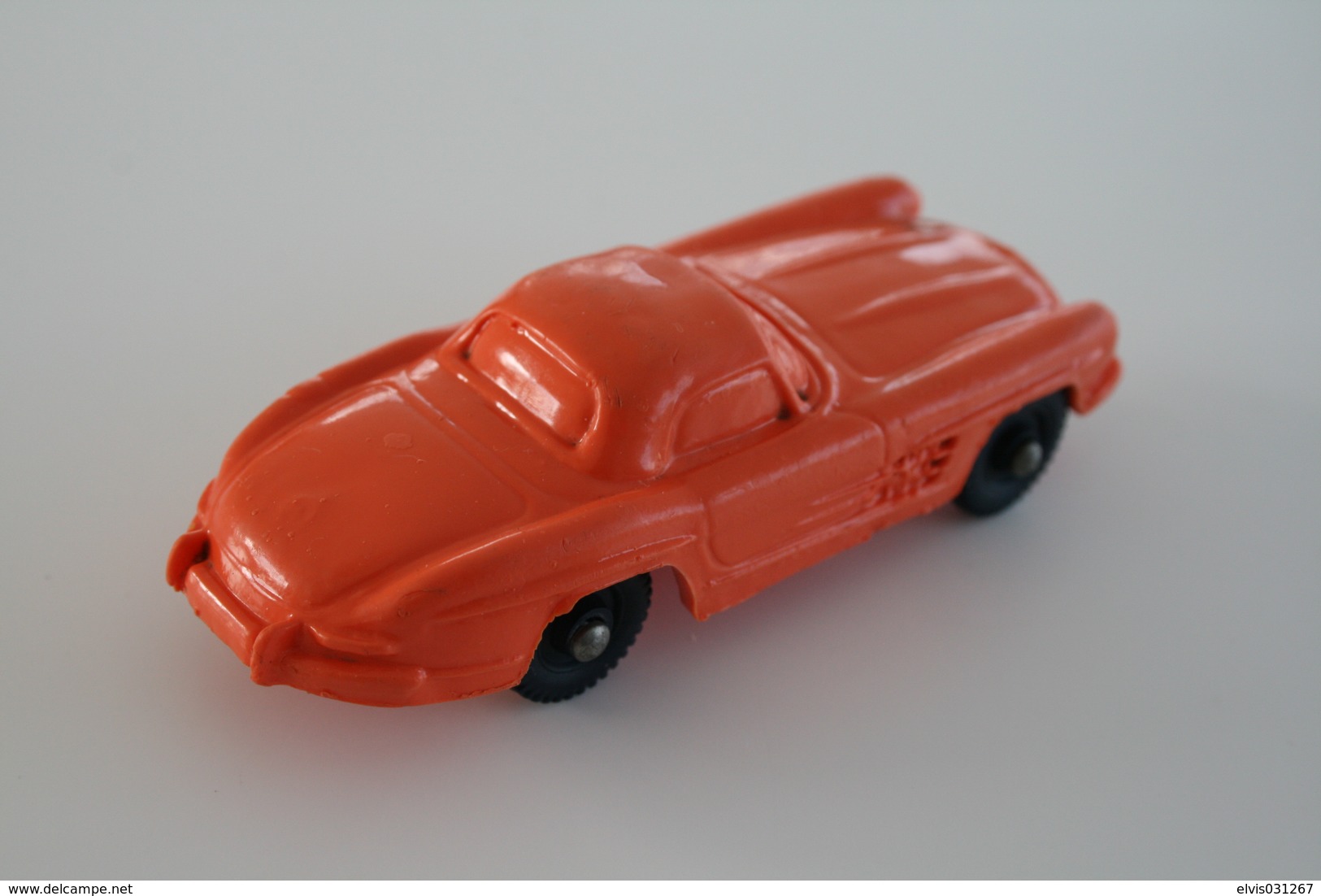 Vintage VINYL TOY CAR : Maker Tomte Lardal Stavanger Norway - Nr 5 Mercedes Benz SL300 - 9cm - Norway - 1960 - Rubber - Other & Unclassified