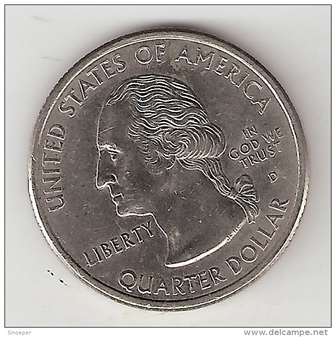 Usa 1/4 Dollar 1999 D Km 296 Georgia - 1999-2009: State Quarters
