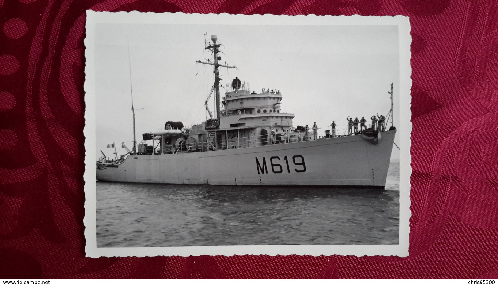 PHOTO - GOLFE DU MORBIHAN 56 - MARINE MILITAIRE - BATEAU DE GUERRE - NAVIRE - BRETAGNE - Schiffe