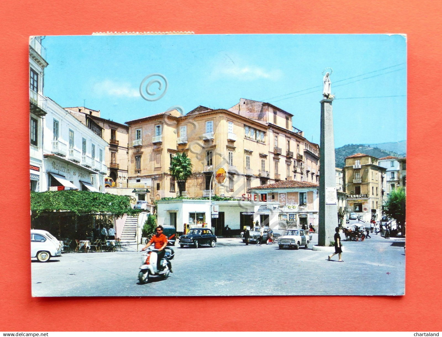 Cartolina Nicastro - Piazza Francesco Fiorentino - 1962. - Catanzaro